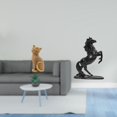 thumbnail image 2 of Figura de escritorio,Estatua de gato,linda decoración para estante o escritorio,Figuras decorativas creativas para la oficina y el hogar,Estatua de caballo,Estatua de caballo,escultura, 2 of 8