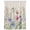 Pink Green Blue Beige, variant on Spring Floral Waterproof Fabric Shower Curtain,Watercolor Herbs Summer Botanical Waterproof Fabric Shower Curtain for Bathroom Curtains Bathtubs Hotel Shower Curtains with 12 Hooks Stall 54x78in