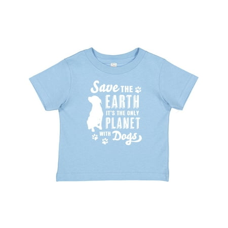 

Inktastic Save the Earth It s the Only Planet with Dogs with Pawprints Gift Baby Boy or Baby Girl T-Shirt
