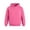 Hot Pink, variant on Tsivenald Boys Pullover Hoodies Soft Solid Classic Pull-On Hooded Sweatshirts for Kids (1-2 Years,Black)