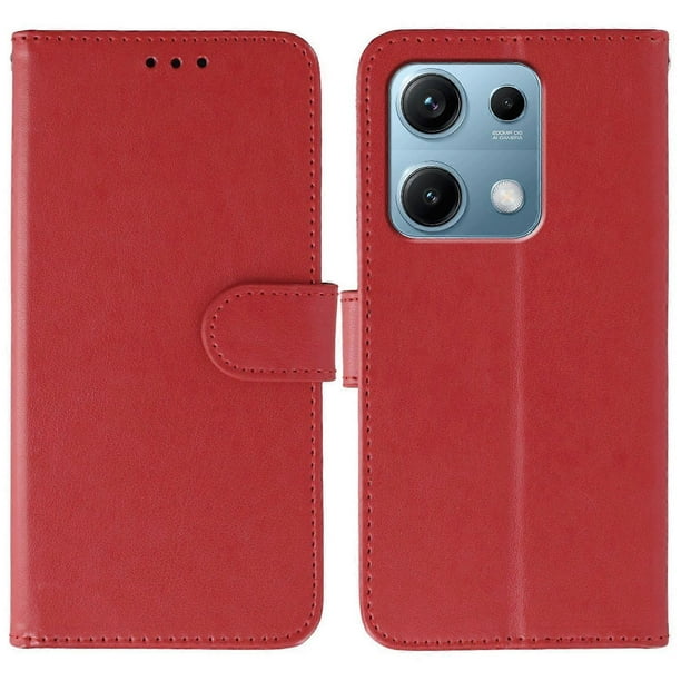 For Xiaomi Redmi Note 14S 4G Case PU Leather Flip Wallet Phone Cover with Strap - Green