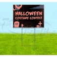 thumbnail image 1 of Halloween Costume Contest (18" x 24") Yard Sign, Includes Metal Step Stake, 1 of 6