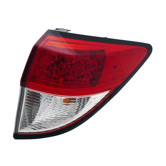 For Honda HR-V 2016-2022 Tail Light Assembly Driver Side | Outer | LED | Clear and Red Lens | Replacement For HO2804119 | 33552T7WA31