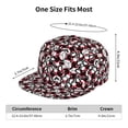 thumbnail image 6 of Sigee French Bulldog1 Print Men Women Fashion Baseball Cap,Unisex-Adults,Classic Adjustable Plain Hat, 6 of 9