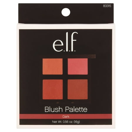 e.l.f. Blush Palette, Dark, 0.14 oz