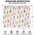 thumbnail image 2 of Ice Cream (4)_29 Curtains-blackout Curtains Bedroom Decor Living Room Darkening Grommet Window Drapes 2 Panels Set 52"x 84", 2 of 2