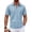 Sky Blue #088, variant on Men's Quarter Zip Sweater Cable Knit Pullover Sweaters Classic Long Sleeve Business Casual Polo Sweater