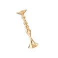thumbnail image 1 of facefd Long Stand Metal Candle Tea Light Holder Candlestick Flower Vase Gold-L, 1 of 6