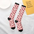 thumbnail image 4 of Daiia Sports Socks Cute Ladybugs 1 Printed Novelty Crew Socks for Men Women Knee High Socks Cotton Socks Soft & Breathable Support Unisex Socks, 4 of 9