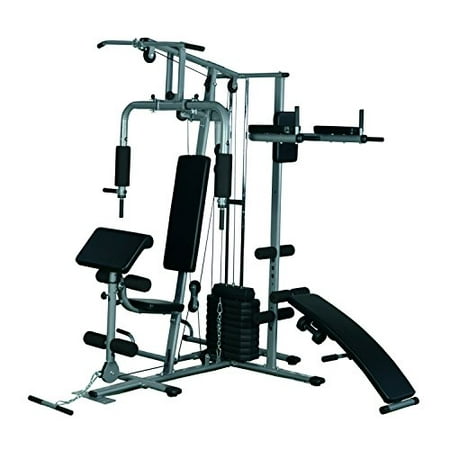 Soozier Complete Home Fitness Station Gym Machine w/100 lb (Best Complete Home Gym)
