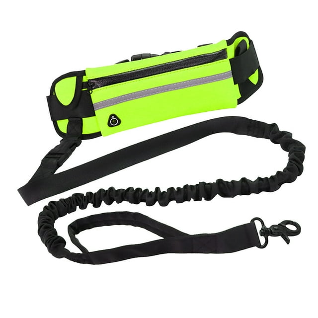 maskred Chien Laisse Animal Fournit Chiot Corde Mains-Libres Cordon de Fabrication Fine Main Porter Multicolore Multifonctions Polyester Jaune