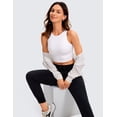 thumbnail image 4 of CRZ YOGA Womens Butterluxe Double Lined Cropped Tops Racerback Tanks Sleeveless Casual Workout Crop Shirts, 4 of 6