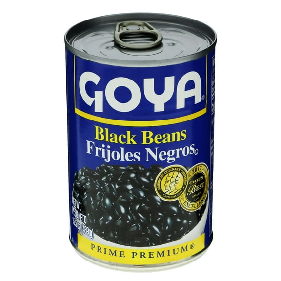 Pack of 4 Goya Premium Black Beans - 15.5 oz - Package may vary