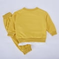 thumbnail image 6 of Kiijoy Girls Outfits Casual Comfy Sweatshirt Sweatpants Sweatsuit, Sizes 12-18M, 6 of 8