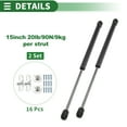 thumbnail image 7 of Unique Bargains 2 Set 55lb/245N/25kg 10inch/254mm Gas Struts Black for Car Truck RV Boat, 7 of 7