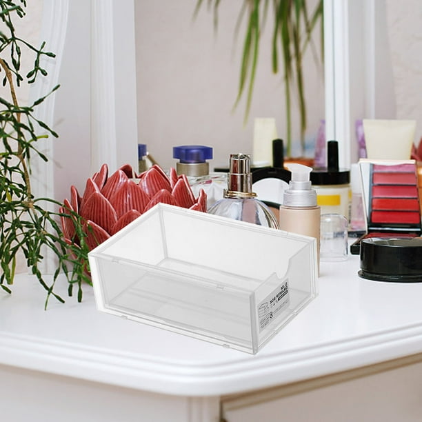 Organizador de escritorio, caja de almacenamiento de escritorio, plástico, almacenamiento de maquillaje, organizador de maquillaje de plástico, solución innovadora