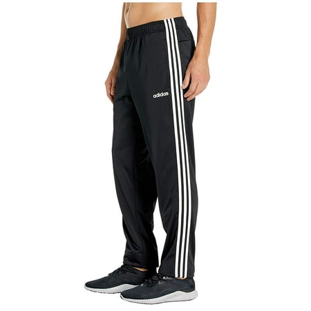 adidas Essentials 3-Stripe Tricot Tapered Pants Black/White