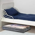 thumbnail image 5 of Yayun Portable Under Bed Storage 4 Piece with 4 Handles, Grey & Clear Window, 5 of 7