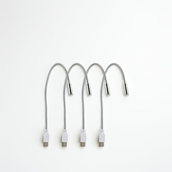 Soimiss Back to School Gooseneck Lamp Silver 13.8In Flexible Design Lamp