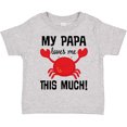 thumbnail image 3 of Inktastic My Papa Loves Me gift Boys or Girls Toddler T-Shirt, 3 of 5