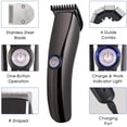 thumbnail image 4 of Roofei Professional Hair Clippers Cordless Haircut Machine Barber Shavers Rechargeable Hair Cutting Tools with 4 Comb, 4 of 8
