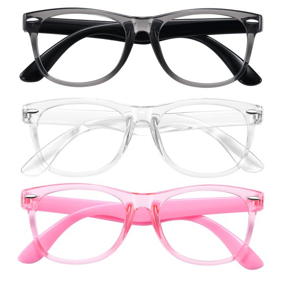 Gafas bloqueadoras de luz azul Okany para niños de 3 a 10 años, paquete de 3