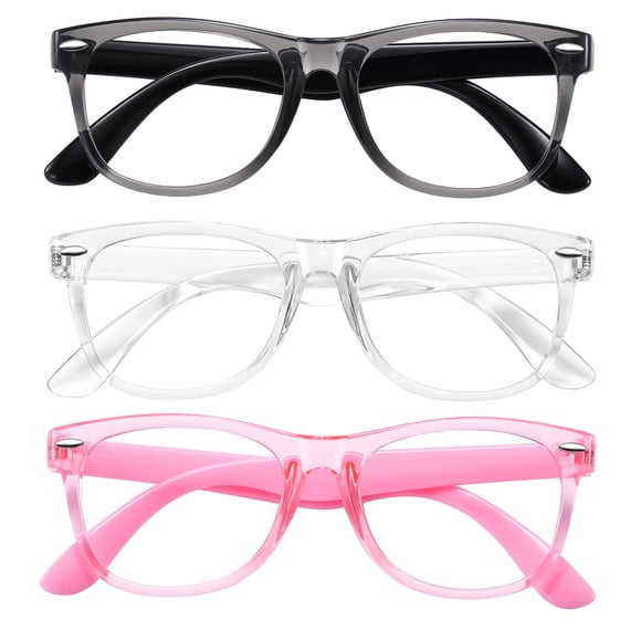 Gafas bloqueadoras de luz azul Okany para niños de 3 a 10 años, paquete de 3