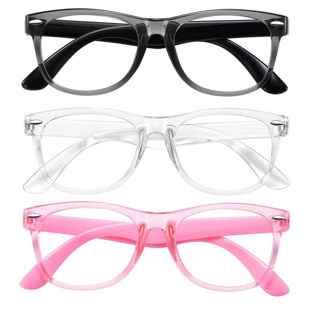 Gafas bloqueadoras de luz azul Okany para niños de 3 a 10 años, paquete de 3