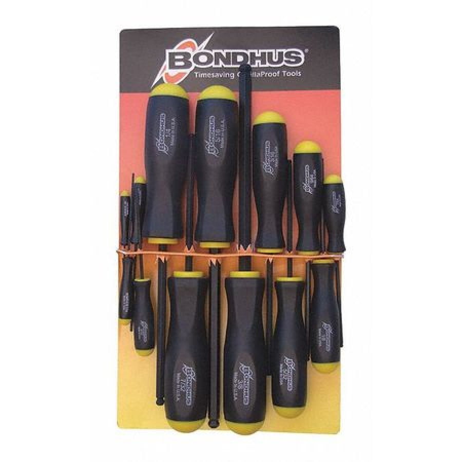 BONDHUS 10637 Set 13 Ball End Screwdrivers