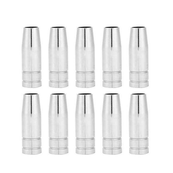 10pcs Nozzles MIG Welder Consumable Accessory Fit for 15AK Torch Gun