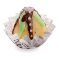 thumbnail image 2 of Panificio 0.4 oz Round Newsprint Paper Mini Baking Cup - Flared - 2" x 2" x 1/2" - 200 count box, 2 of 4