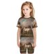 thumbnail image 5 of Balery Three Horses Oil Painting Conjunto de Pijama Infantil de Manga Corta con Estampado – Ropa de Dormir de Algodón Suave-3X-Large, 5 of 5