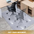 thumbnail image 6 of BesWin Office Chair Mat for Carpet, 36" x 48" Clear Heavy Duty Computer Chair Mat, Under Desk Protector Carpeted Floors Mat, Easy Chair Movement, Ship Flat, 6 of 9