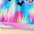 thumbnail image 5 of GYRATEDREAM Girls 2 Piece Outfits Winter Clothes Set Long Sleeve Tie-dye Hoodie Sweatshirt Pants Outfit Sets for Newborn Infant Toddler, 5 of 7