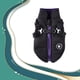 thumbnail image 5 of sweethay Chaqueta con arnés para mascotas de invierno, abrigo impermeable a prueba de viento, chaleco, ropa ligera para correr, ropa de Ropa para mascotas Negro SG, 5 of 6