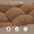 thumbnail image 3 of Bench Cushion for Indoor Furniture 46.5 x 19 inch Rectangle Bench Seat Cushion for Bay Window Entryway Bench Thick Textured Chair Cushion with Non-Slip Backing 1 Pack, Light Brown, 3 of 12