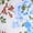 Baroque Brocade Blue Print, variant on Free Assembly Women's and Women's Plus Crewneck Sweater with Short Puff Sleeves, Sizes XS-4X