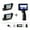 With 2 cartridges, variant on 12.7mm Label Printer , QR Strip Batch Code Number Logo Handheld Inkjet Printer, 25 Languages Portable ,Portable & User