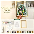 thumbnail image 3 of DIY Christmas Jewelry Tree Art Kit, Decorative Holiday Craft Set, Handmade Tree Ornament Project for Adults Beginners, Tabletop Shelf Desk and Home Christmas Decor, 3 of 5