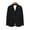 Black, variant on Mgmyaa Men's Casual Solid Blazer Single Button Suit Jacket Long Sleeve Modern Slim Fit Business Office Wear