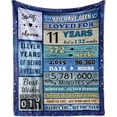 thumbnail image 1 of LHSHID 13 Year Old Boy Girl Birthday Blanket Gift 50x60in, 1 of 7