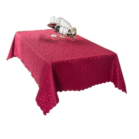 

1.4*1.6/1.4*1.8/1.6*1.6m Wipe Clean Tablecloth Waterproof Table Cloth Protector Dining Kitchen Tableware