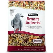 PREMIUM NUTRITIONAL PRODUCTS Zupreem Smart Selects Parrot & Conure Food Mixed Seed, 4lb.