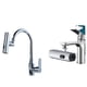 thumbnail image 4 of Grifo de cocina a prueba de salpicaduras, artefacto de cascada de agua, burbujeador giratorio universal, extensión de refuerzo, boquilla de agua, conector universal, 4 of 4