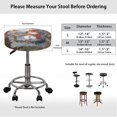 thumbnail image 6 of Chririnla Christmas Round Bar Stool Covers with Snowman Pattern, 2 Pack Polyester Stretch Washable Slipcovers for Home Bar and Salon, 6 of 6