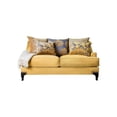 thumbnail image 2 of Furniture of America Charlette Traditional Fabric 2-Piece Sofa Set in Gold, 2 of 10