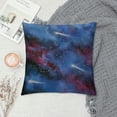thumbnail image 2 of Chilfamy Space Throw Pillow Cushion Cover, The Sky Stardust Meteor Shower Wish Halo Scenery, Decorative Square Accent Pillow Case 20x20in, 2 of 5