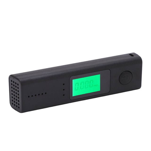 Detector de Alcohol ANGGREK sin contacto pantalla LCD recargable alta definición 3 colores