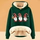 thumbnail image 4 of WILLBEST Sudadera Deportiva para Mujer, Estilo Navideño Informal, con Capucha Gruesa XX-Grande, 4 of 4