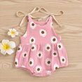 thumbnail image 2 of TOWED22 Baby Girl Clothes Infant Ruffle Sleeve Romper Dress Newborn Solid Tutu Skirt Sets Jumpsuit Headband Outfit Pink,18-24 M, 2 of 4